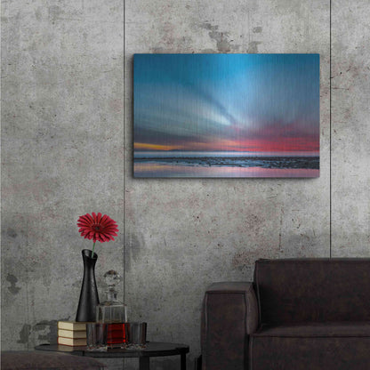 Luxe Metal Art 'Last Light' by Chris Moyer, Metal Wall Art,36x24