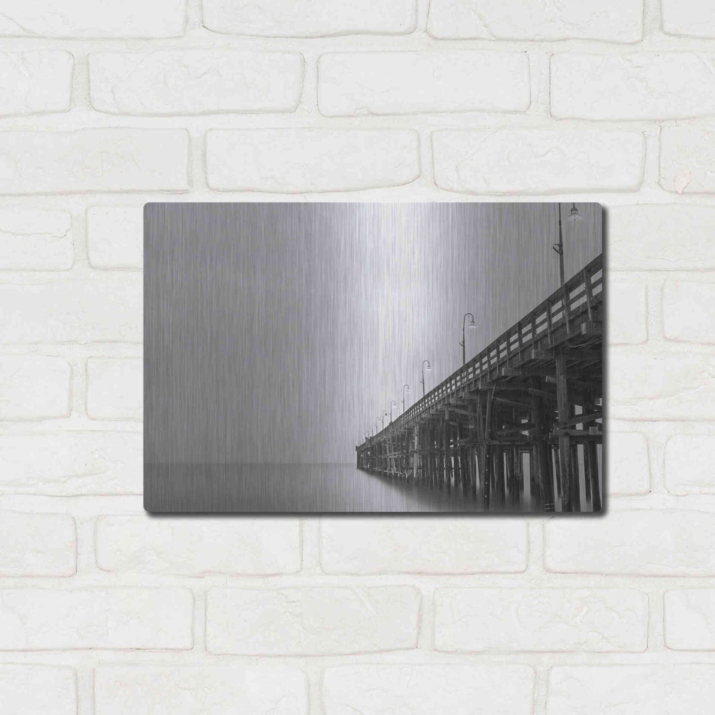 Luxe Metal Art 'Lead Me Out' by Chris Moyer, Metal Wall Art,16x12