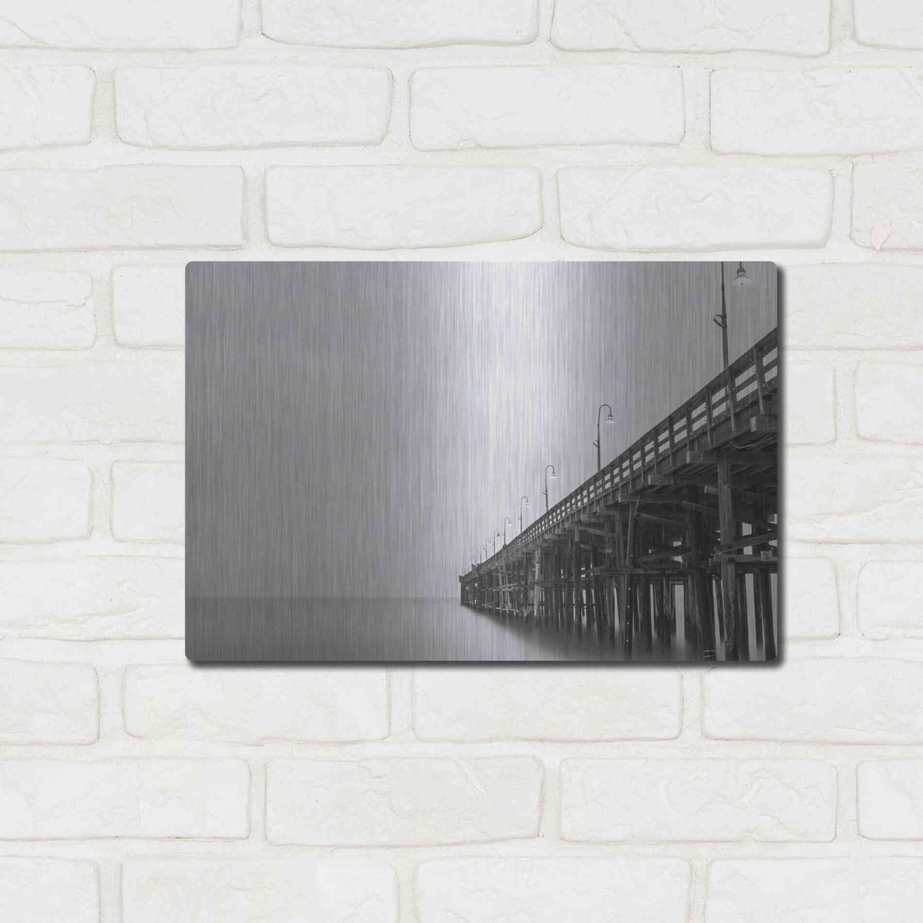 Luxe Metal Art 'Lead Me Out' by Chris Moyer, Metal Wall Art,16x12