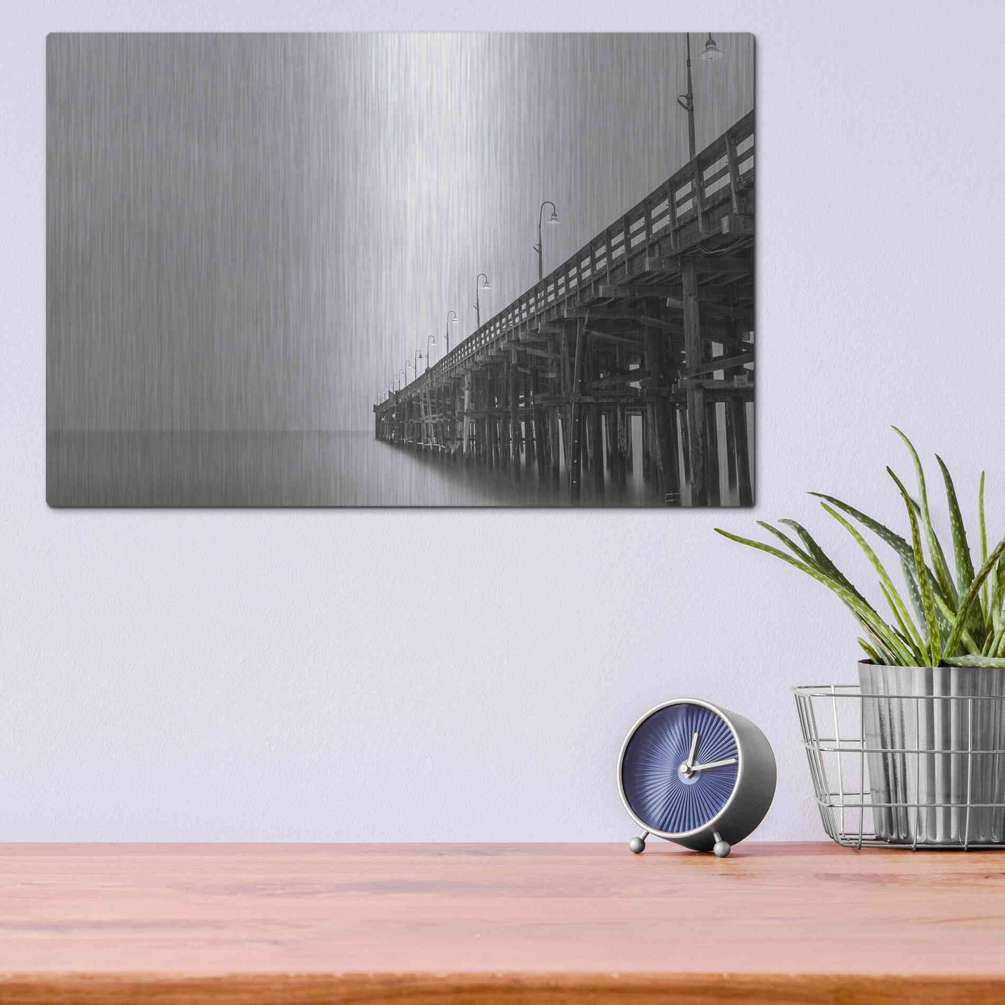 Luxe Metal Art 'Lead Me Out' by Chris Moyer, Metal Wall Art,16x12