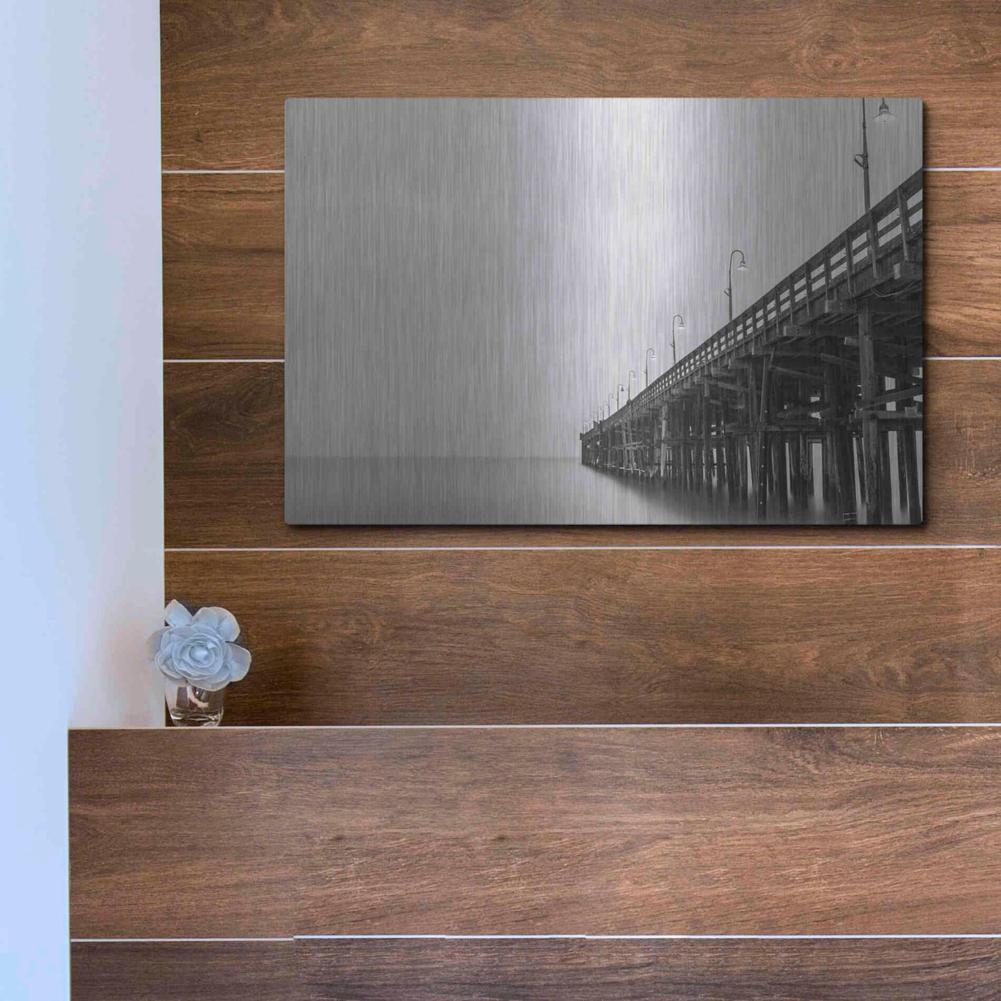 Luxe Metal Art 'Lead Me Out' by Chris Moyer, Metal Wall Art,16x12