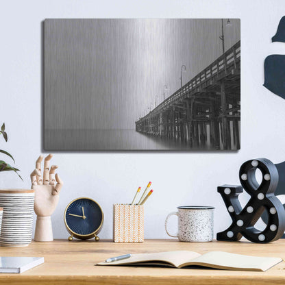 Luxe Metal Art 'Lead Me Out' by Chris Moyer, Metal Wall Art,16x12