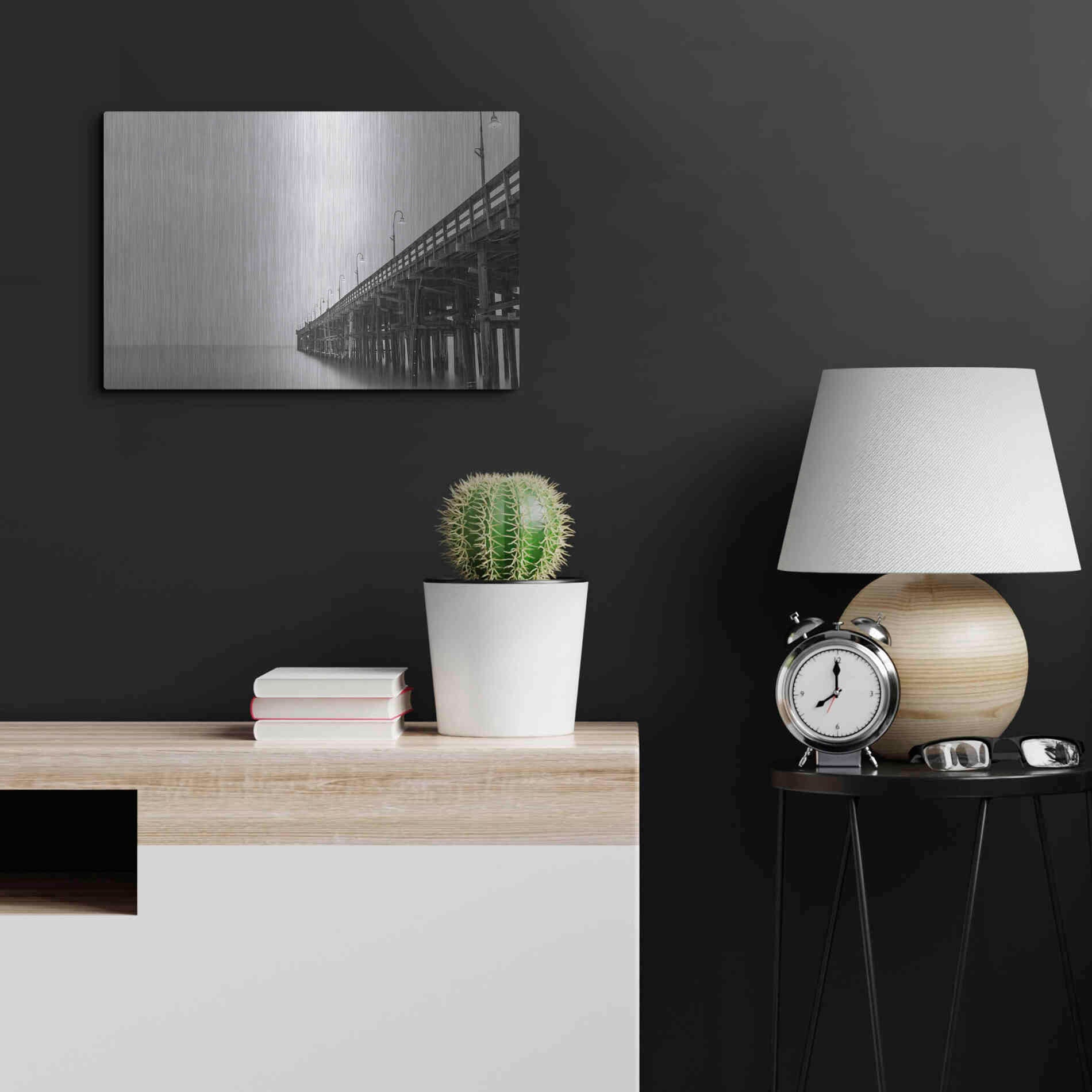 Luxe Metal Art 'Lead Me Out' by Chris Moyer, Metal Wall Art,24x16