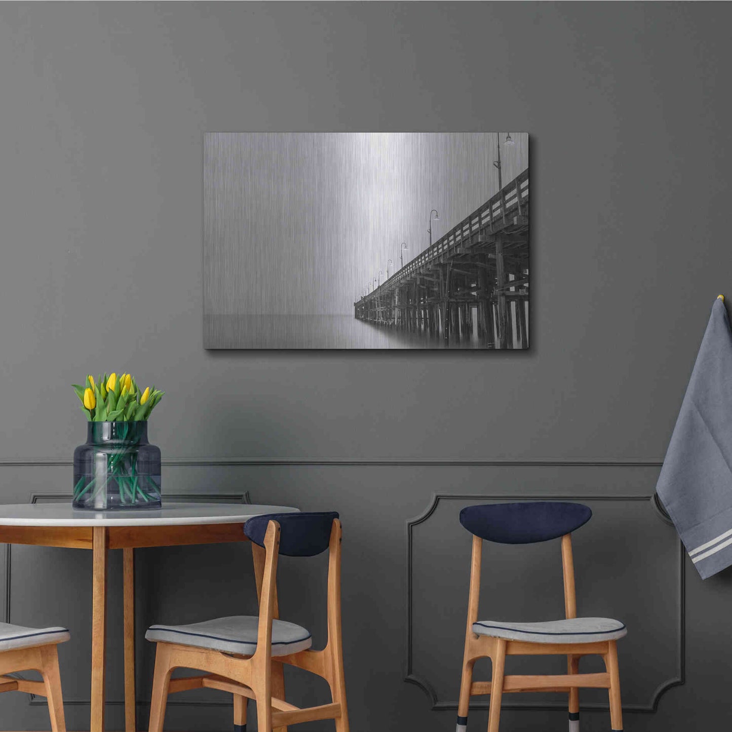 Luxe Metal Art 'Lead Me Out' by Chris Moyer, Metal Wall Art,36x24