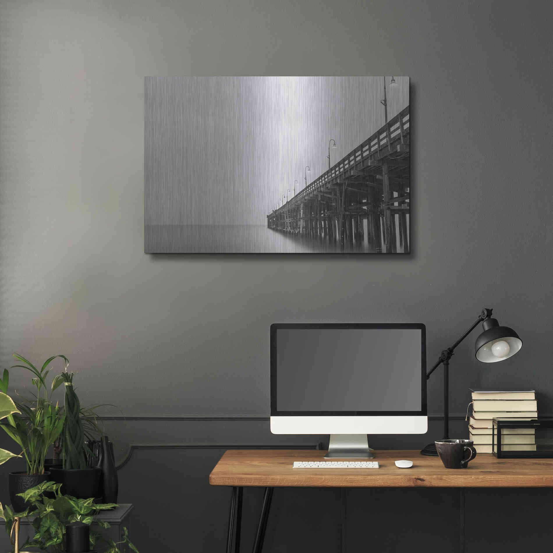 Luxe Metal Art 'Lead Me Out' by Chris Moyer, Metal Wall Art,36x24