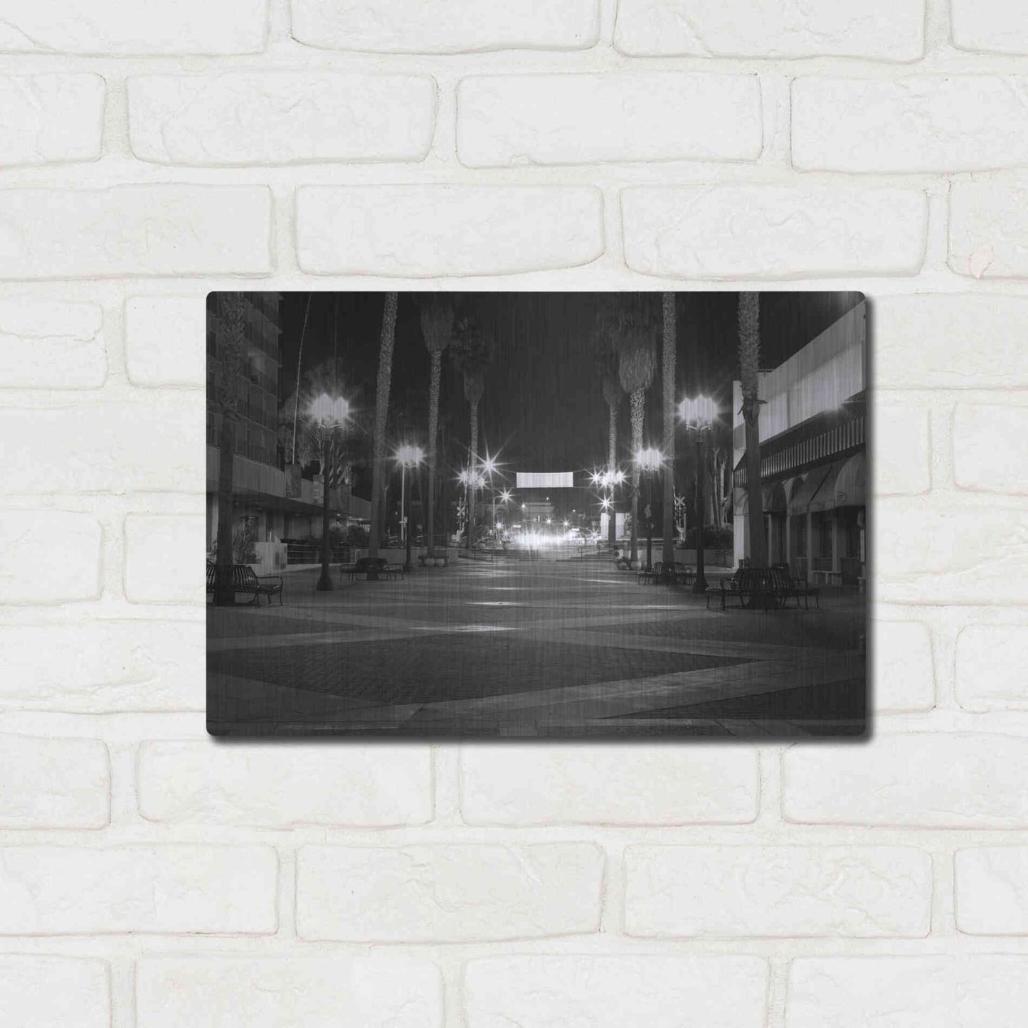 Luxe Metal Art 'Light My Way' by Chris Moyer, Metal Wall Art,16x12