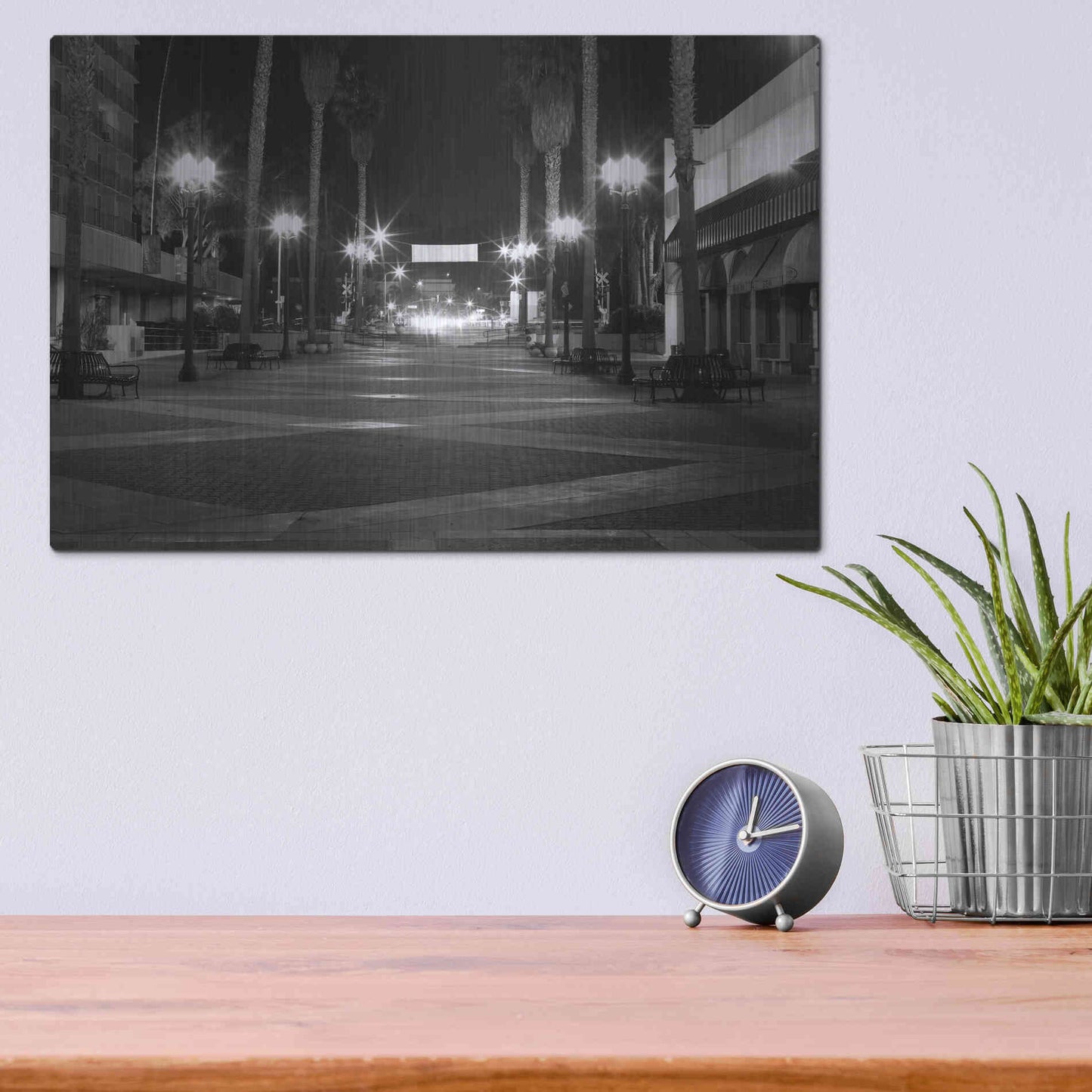 Luxe Metal Art 'Light My Way' by Chris Moyer, Metal Wall Art,16x12