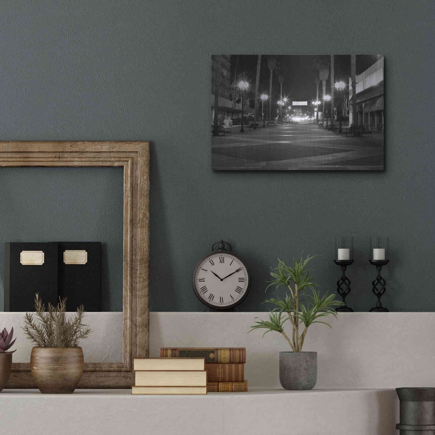 Luxe Metal Art 'Light My Way' by Chris Moyer, Metal Wall Art,16x12