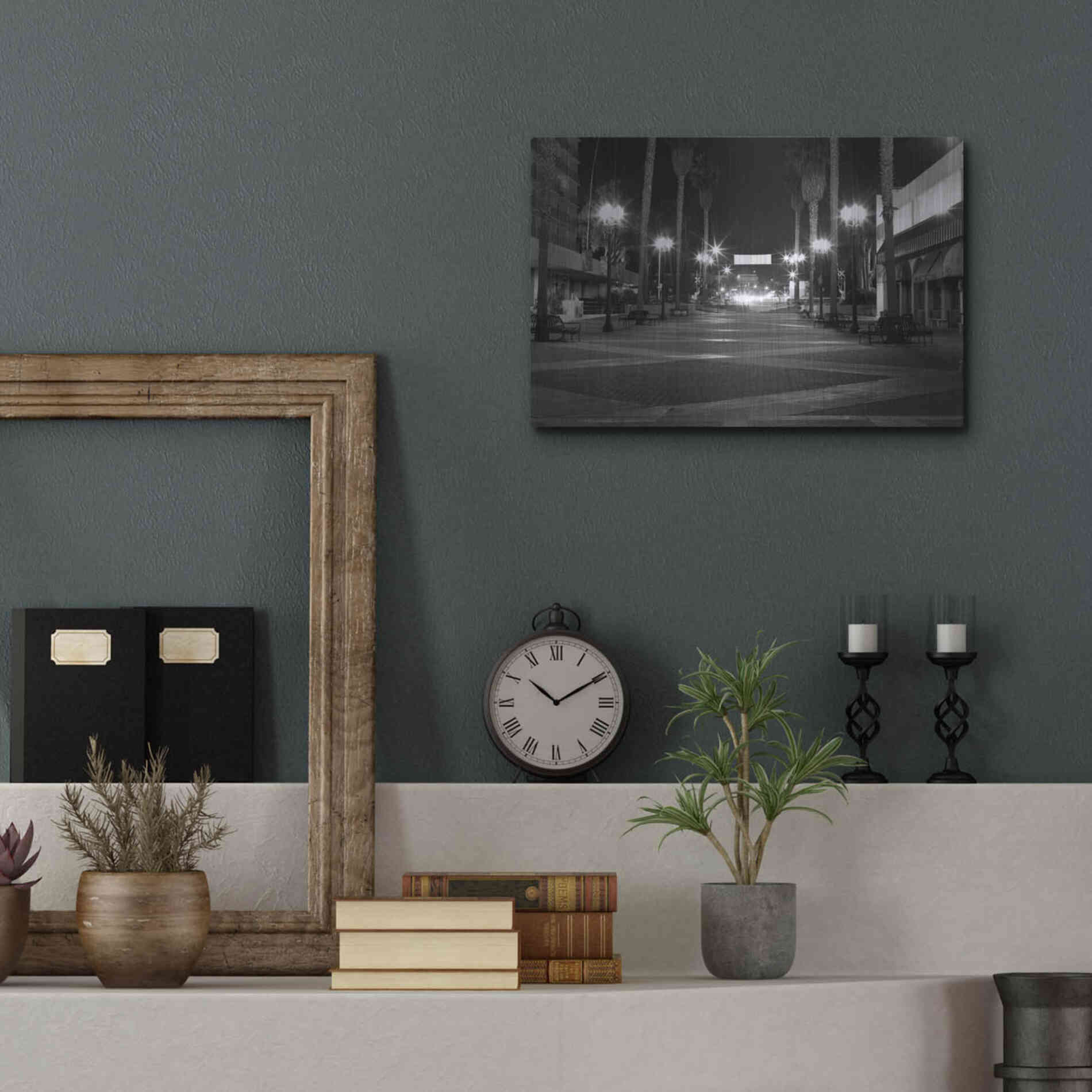 Luxe Metal Art 'Light My Way' by Chris Moyer, Metal Wall Art,16x12