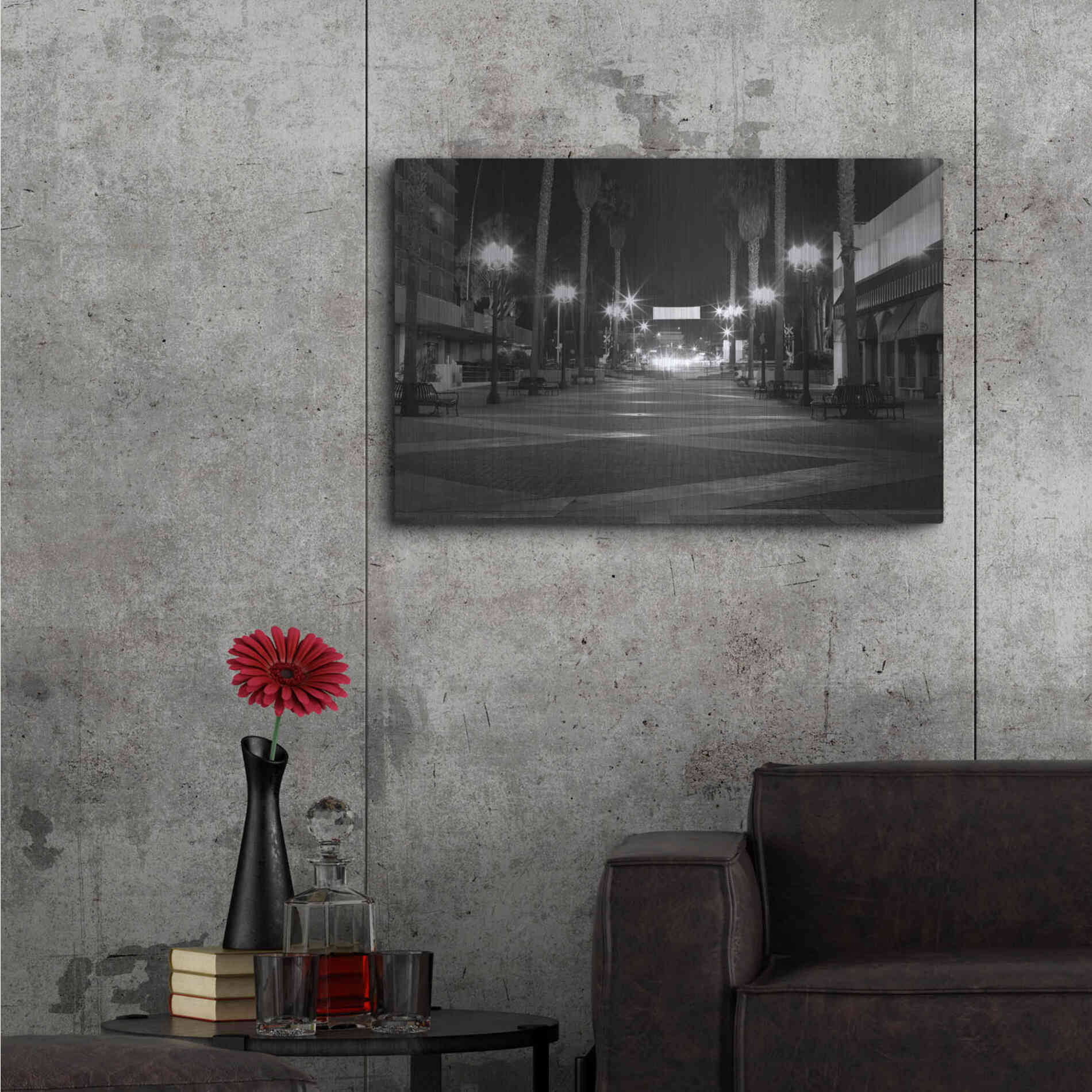 Luxe Metal Art 'Light My Way' by Chris Moyer, Metal Wall Art,36x24