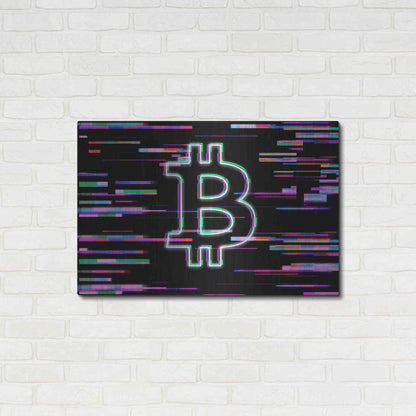 Luxe Metal Art 'Bitcoin Life' Metal Wall Art,36x24