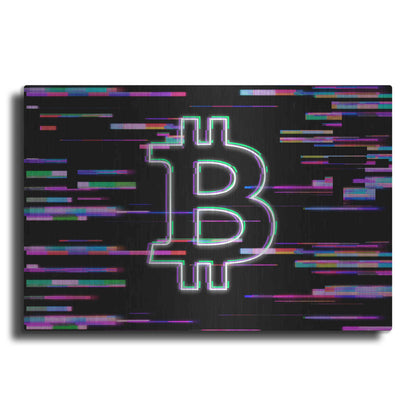 Luxe Metal Art 'Bitcoin Life' Metal Wall Art