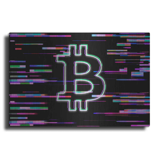 Luxe Metal Art 'Bitcoin Life' Metal Wall Art