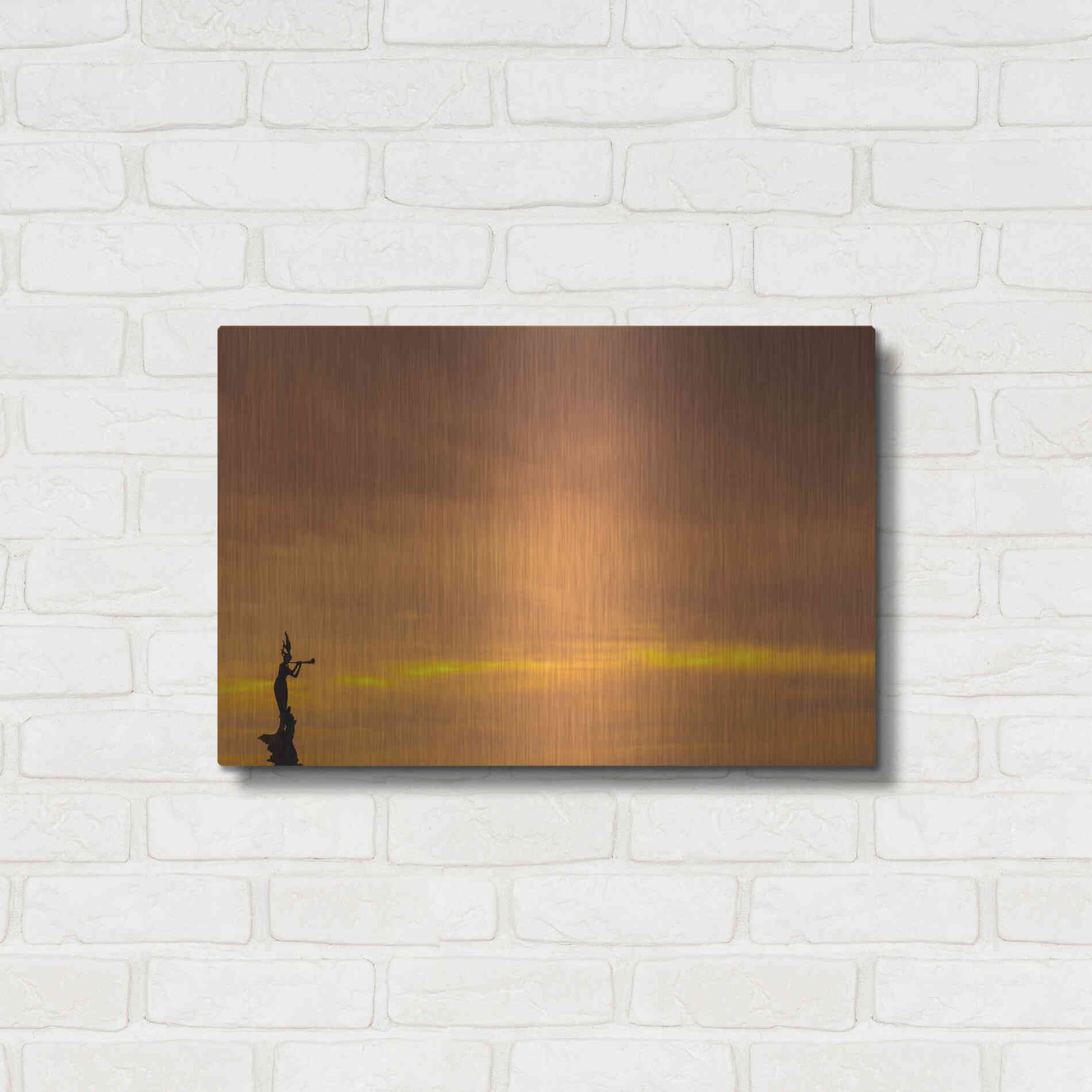 Luxe Metal Art 'Mermaid of the Sky' by Chris Moyer, Metal Wall Art,24x16