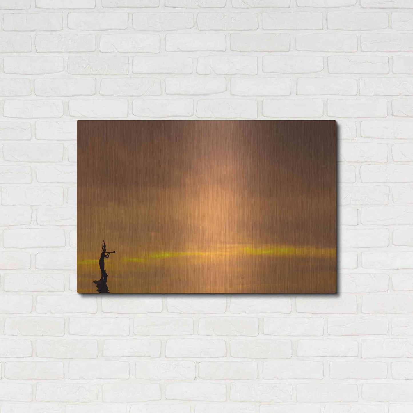 Luxe Metal Art 'Mermaid of the Sky' by Chris Moyer, Metal Wall Art,36x24