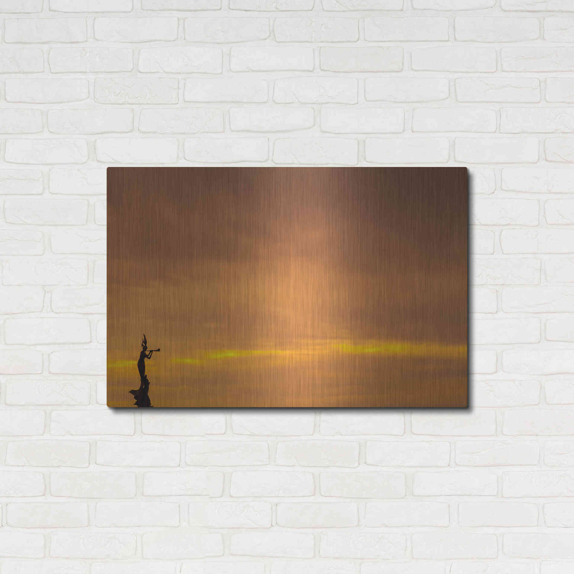 Luxe Metal Art 'Mermaid of the Sky' by Chris Moyer, Metal Wall Art,36x24