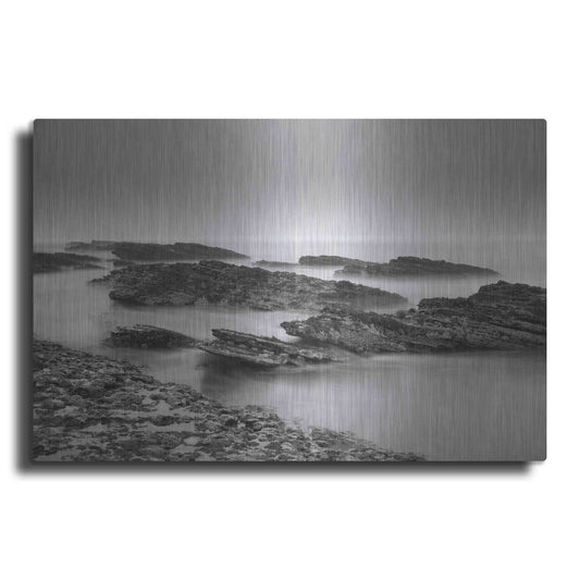 Luxe Metal Art 'Montana de Oro Rocks' by Chris Moyer, Metal Wall Art