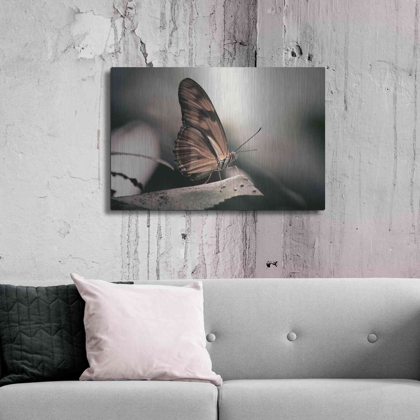 Luxe Metal Art 'Muted' by Chris Moyer, Metal Wall Art,36x24