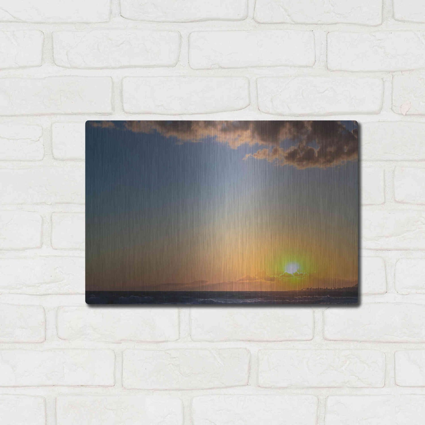 Luxe Metal Art 'My Heaven' by Chris Moyer, Metal Wall Art,16x12