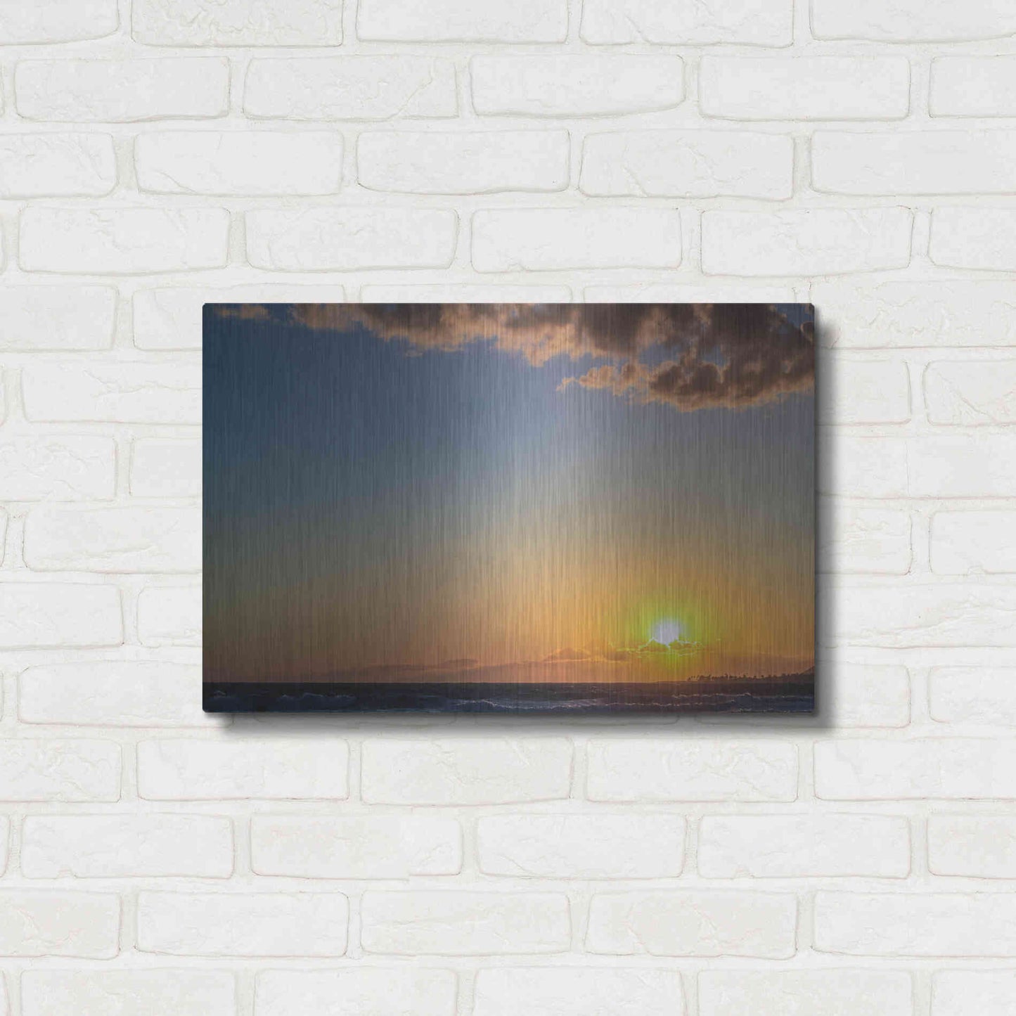 Luxe Metal Art 'My Heaven' by Chris Moyer, Metal Wall Art,24x16