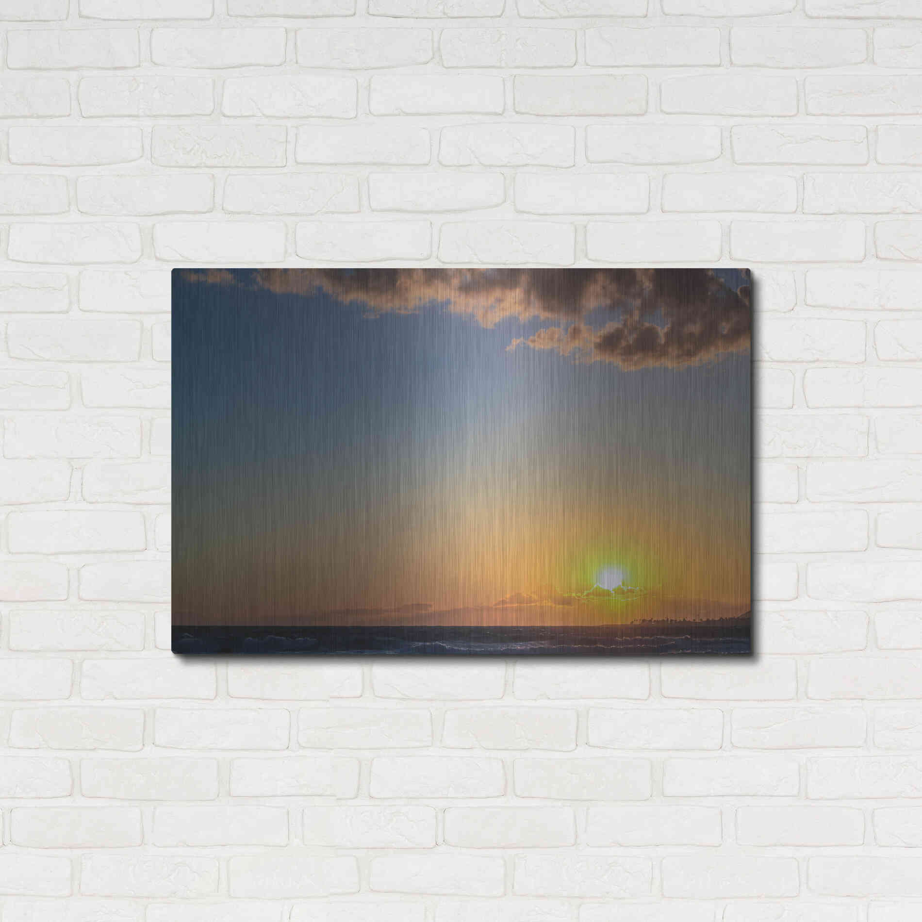 Luxe Metal Art 'My Heaven' by Chris Moyer, Metal Wall Art,36x24