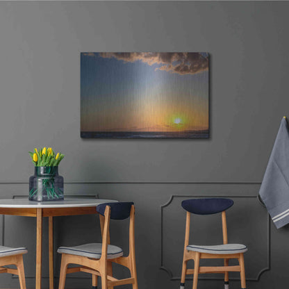 Luxe Metal Art 'My Heaven' by Chris Moyer, Metal Wall Art,36x24