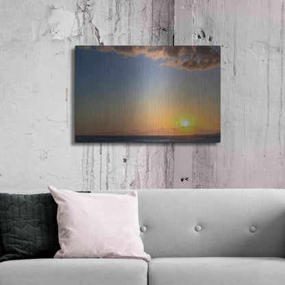 Luxe Metal Art 'My Heaven' by Chris Moyer, Metal Wall Art,36x24