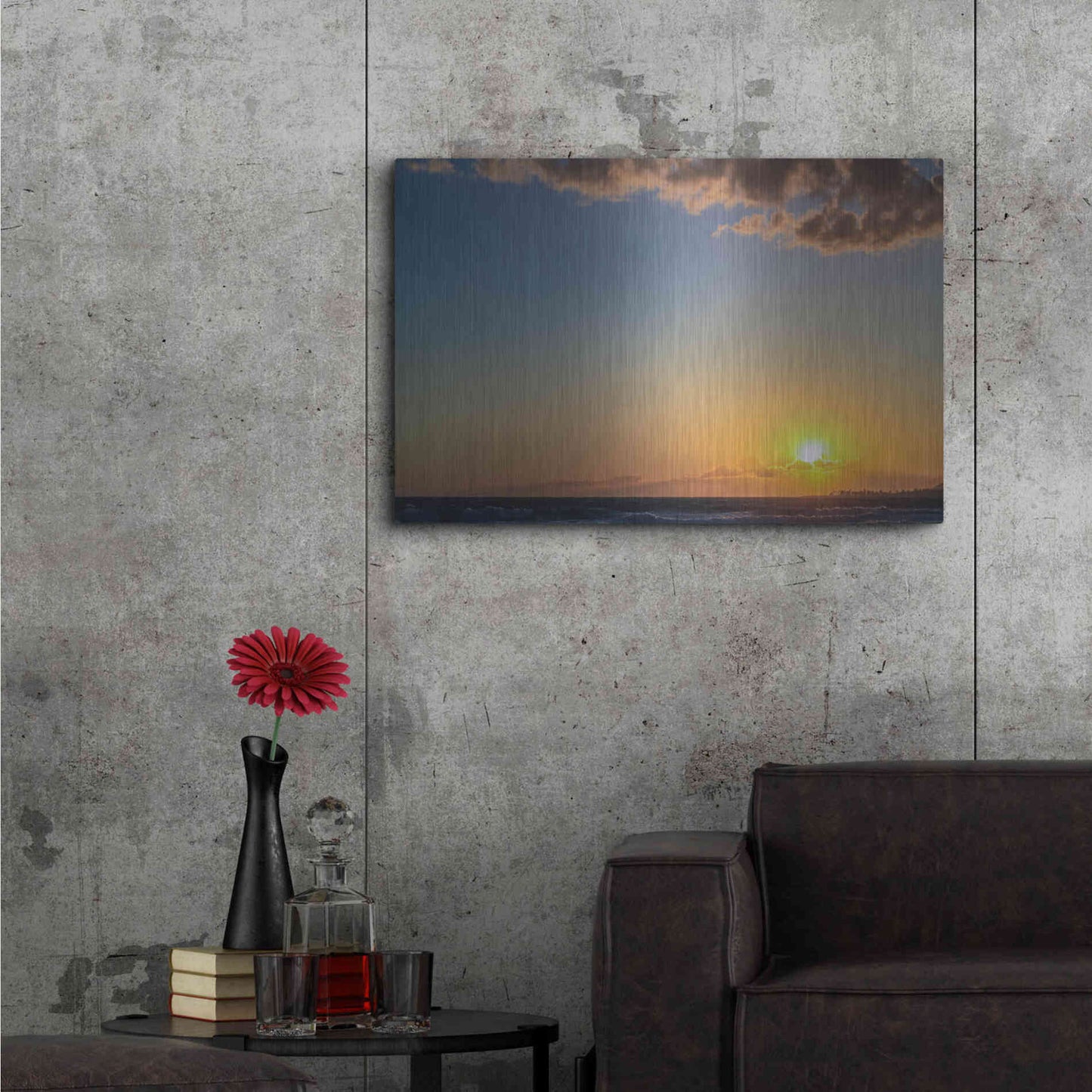 Luxe Metal Art 'My Heaven' by Chris Moyer, Metal Wall Art,36x24
