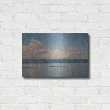 Luxe Metal Art 'Oil Rig Backdrop' by Chris Moyer, Metal Wall Art,24x16