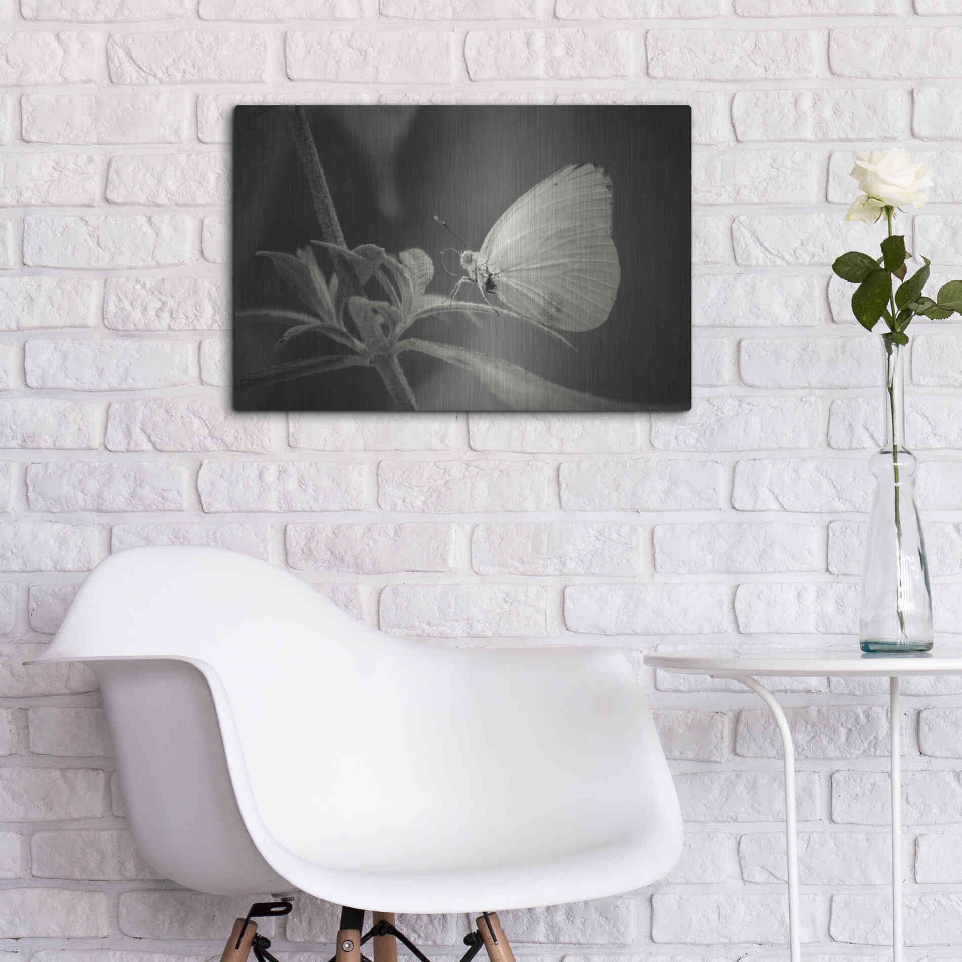 Luxe Metal Art 'Patiently Wait' by Chris Moyer, Metal Wall Art,24x16