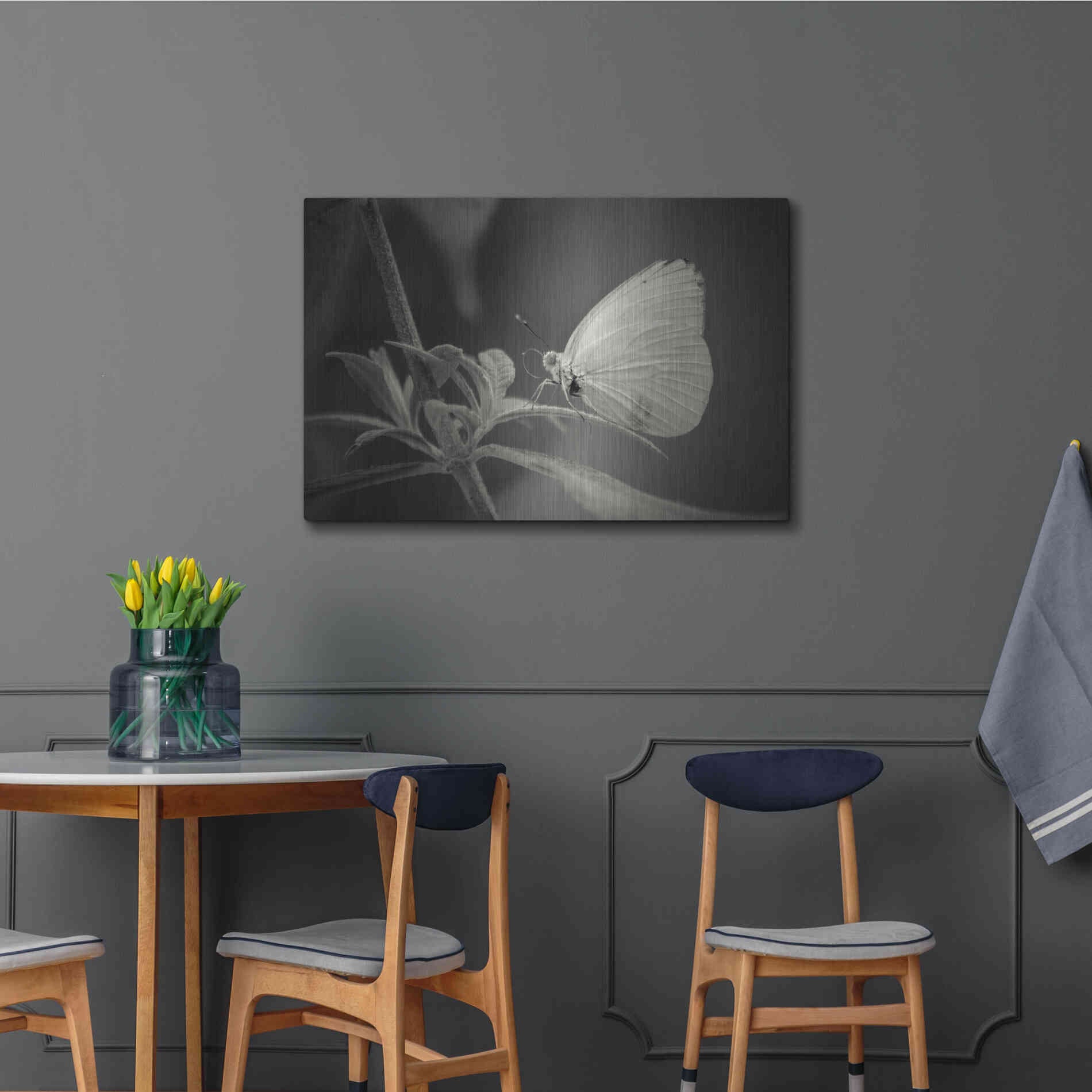 Luxe Metal Art 'Patiently Wait' by Chris Moyer, Metal Wall Art,36x24