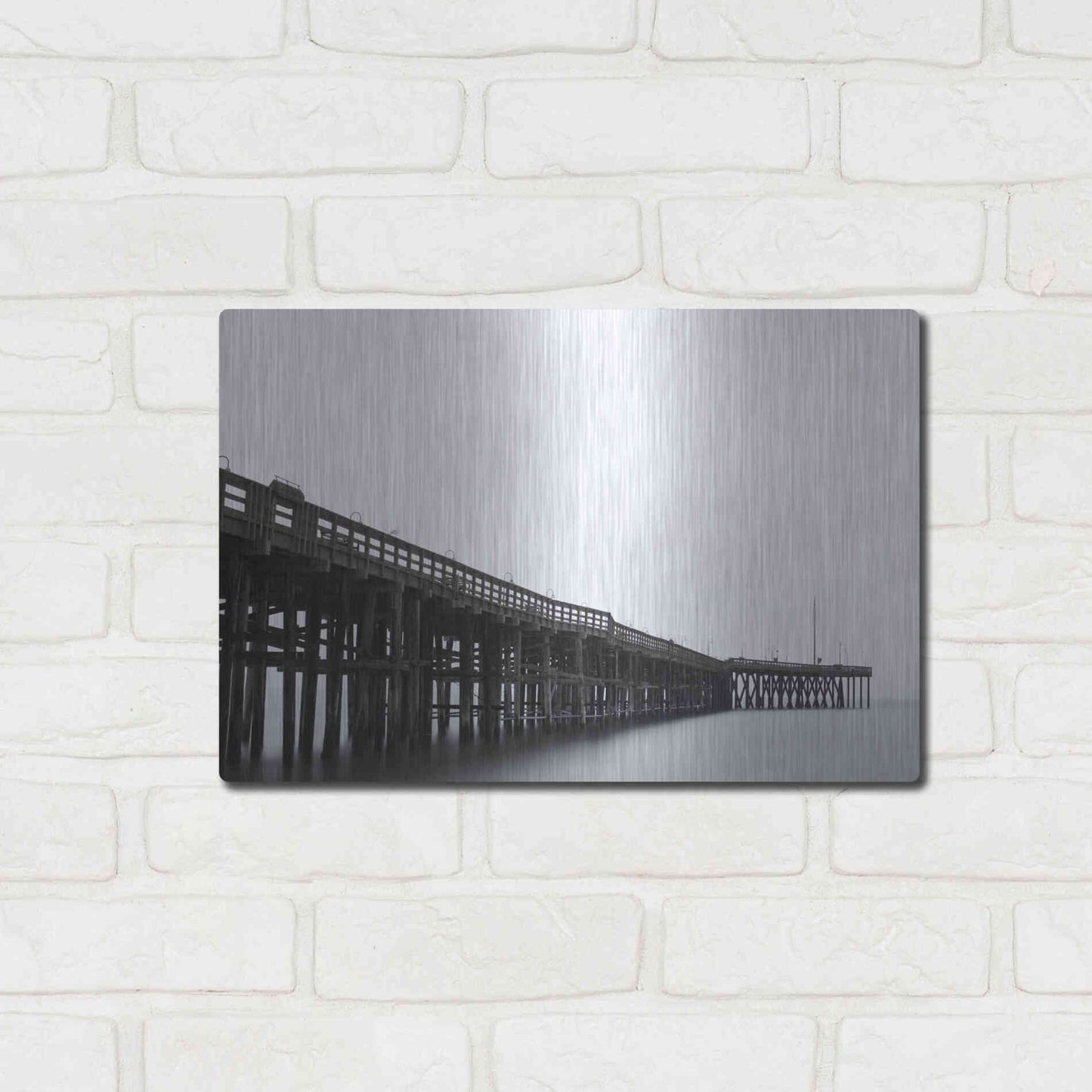 Luxe Metal Art 'Pierity' by Chris Moyer, Metal Wall Art,16x12