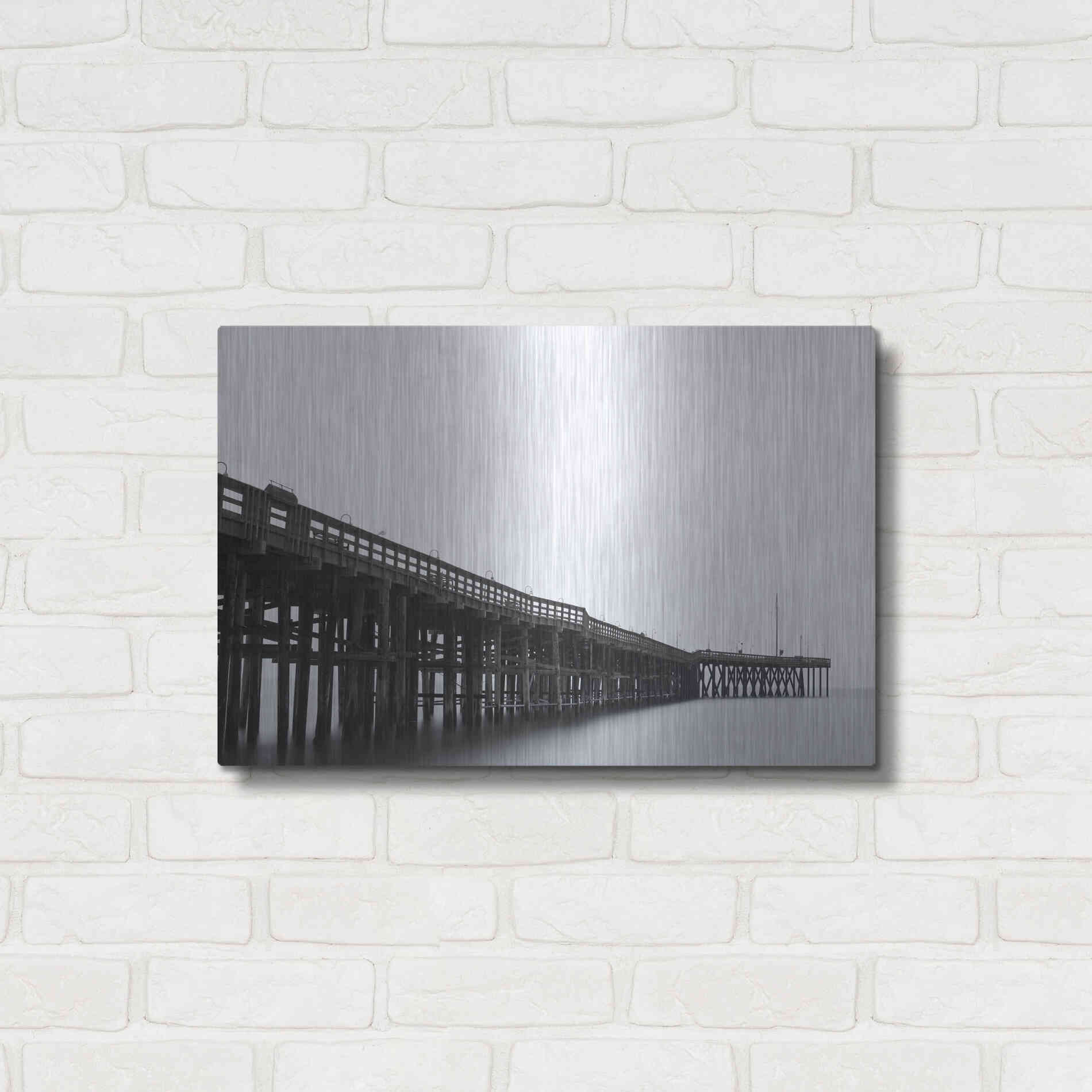 Luxe Metal Art 'Pierity' by Chris Moyer, Metal Wall Art,24x16