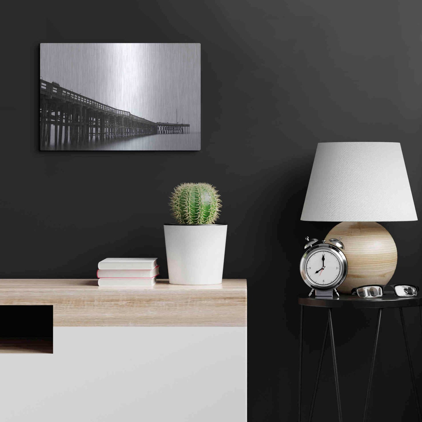 Luxe Metal Art 'Pierity' by Chris Moyer, Metal Wall Art,24x16