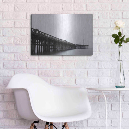 Luxe Metal Art 'Pierity' by Chris Moyer, Metal Wall Art,24x16