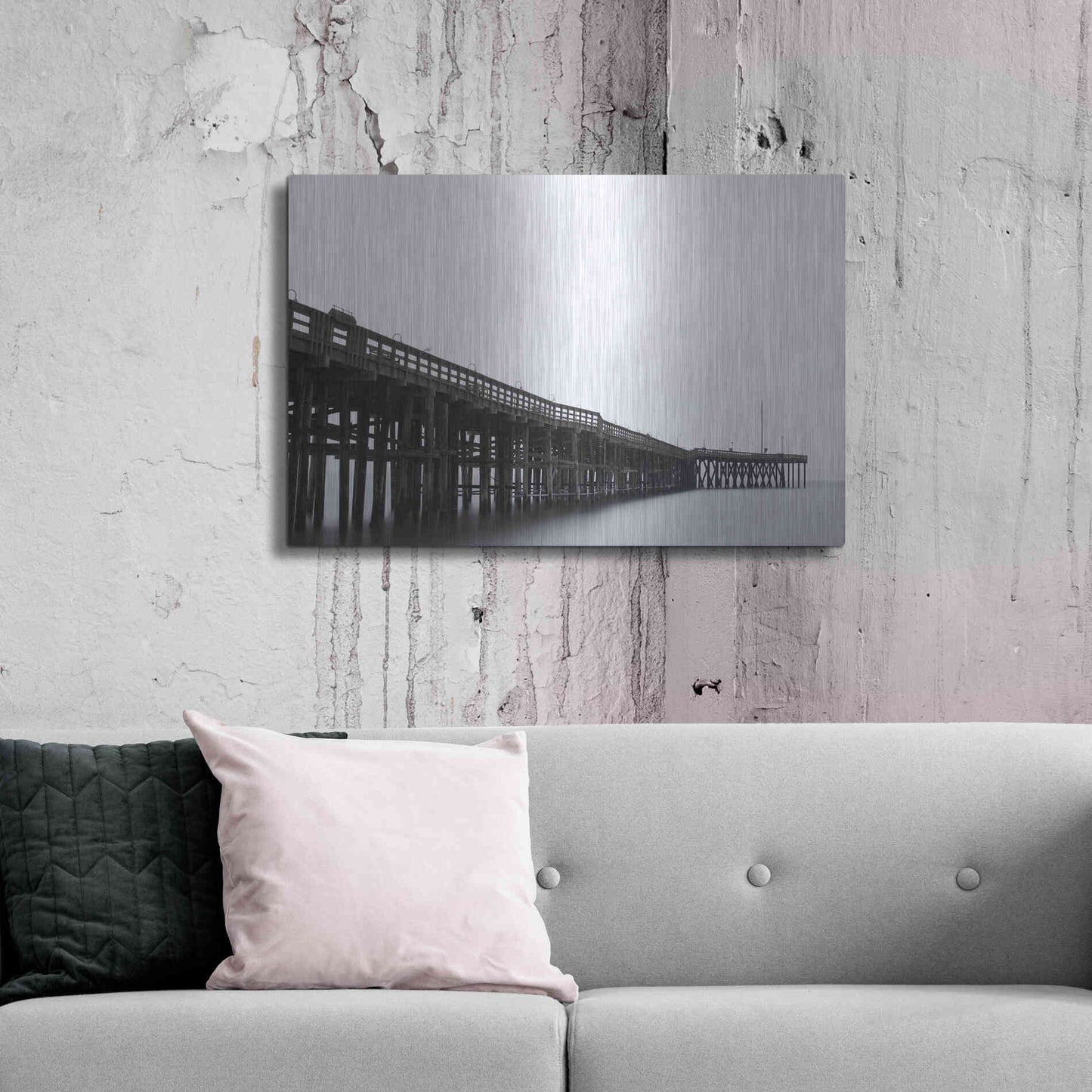 Luxe Metal Art 'Pierity' by Chris Moyer, Metal Wall Art,36x24