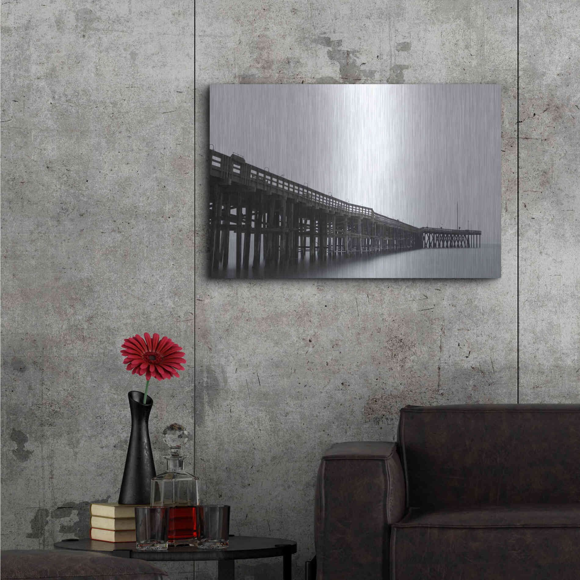 Luxe Metal Art 'Pierity' by Chris Moyer, Metal Wall Art,36x24