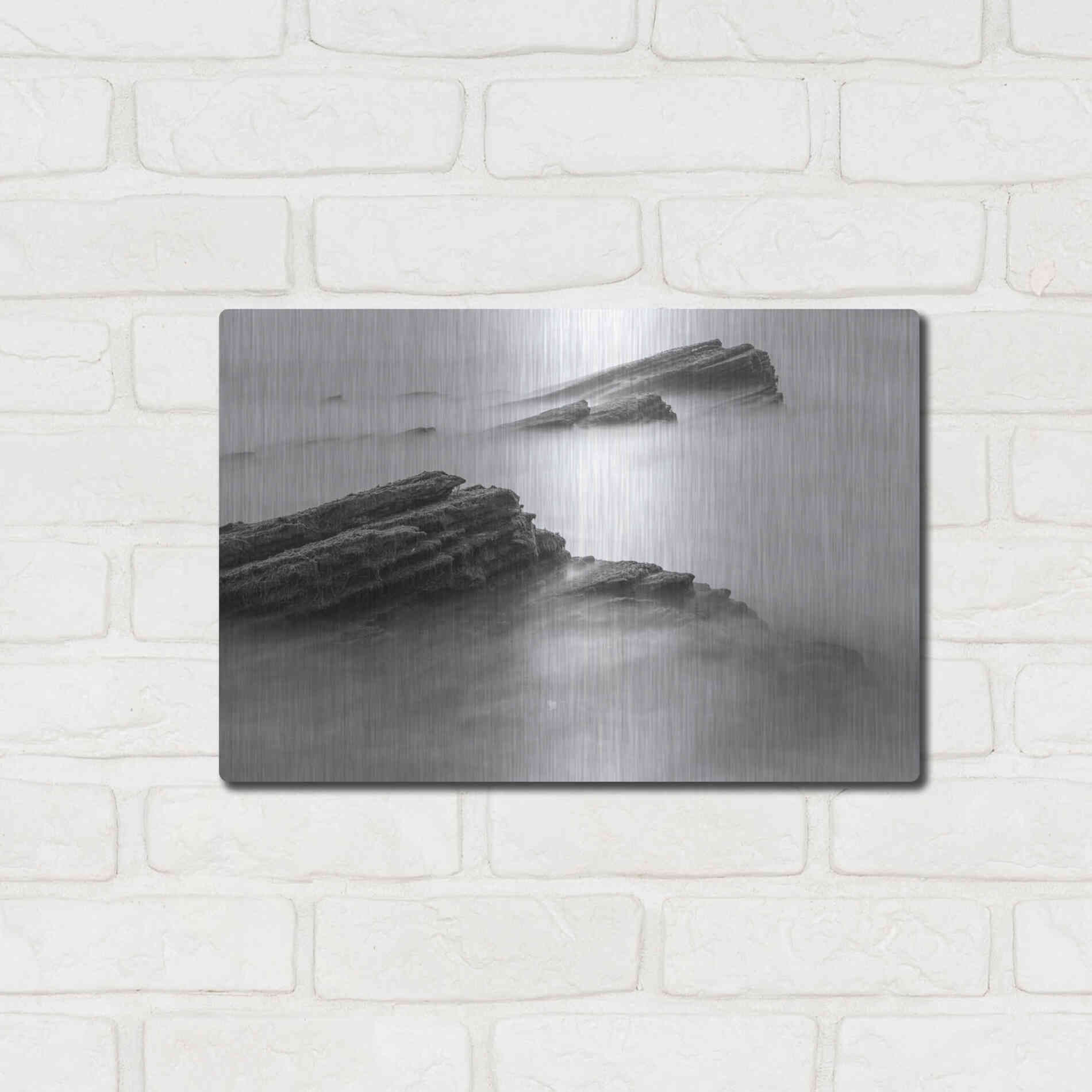 Luxe Metal Art 'Reaching Through' by Chris Moyer, Metal Wall Art,16x12