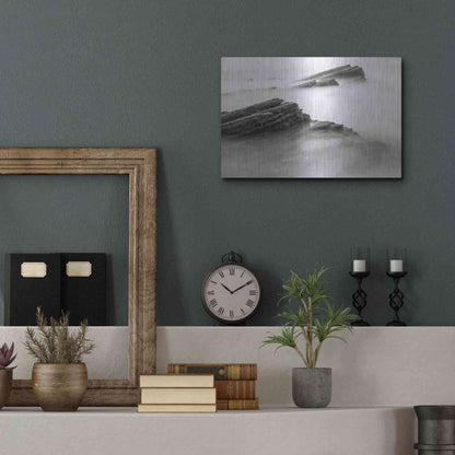 Luxe Metal Art 'Reaching Through' by Chris Moyer, Metal Wall Art,16x12