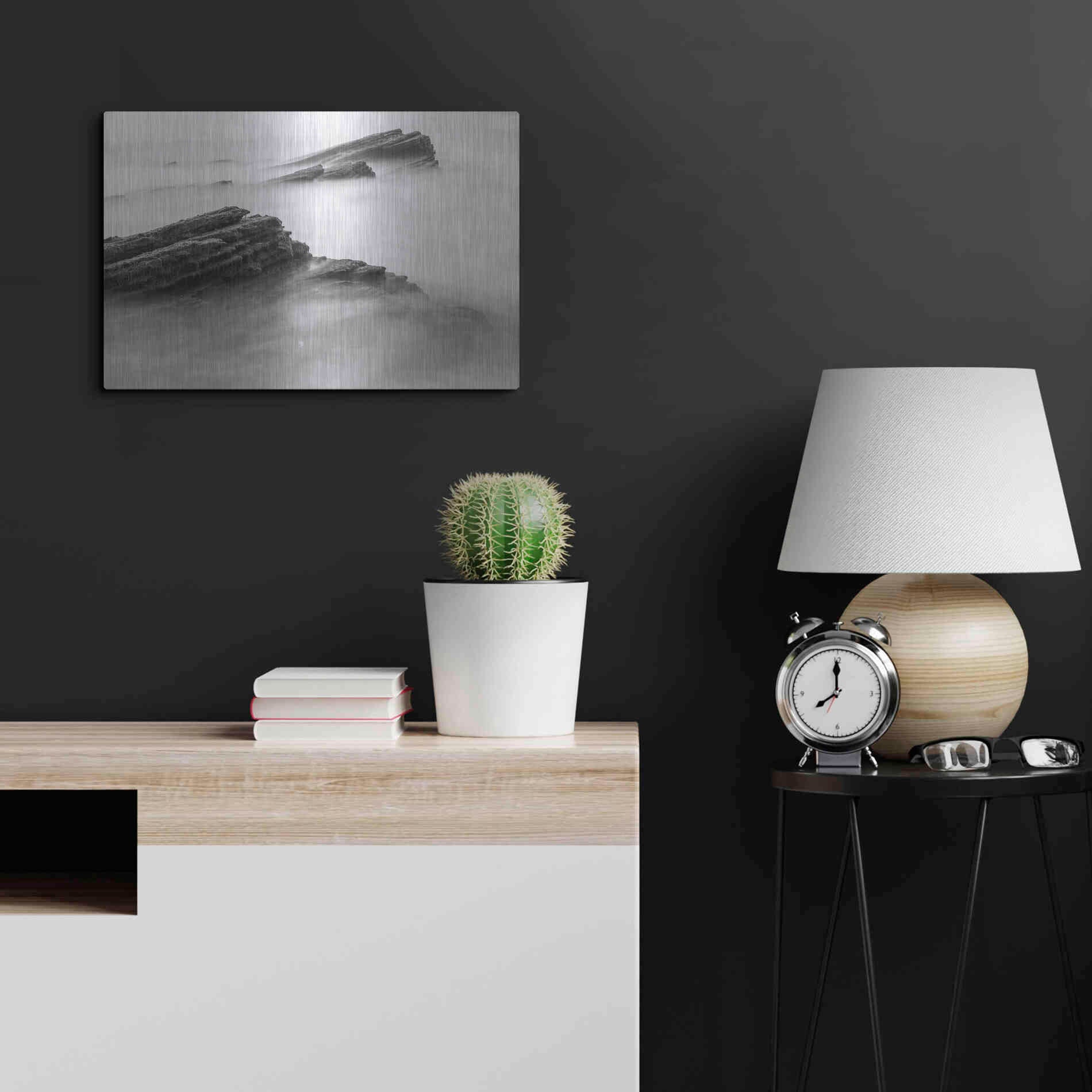 Luxe Metal Art 'Reaching Through' by Chris Moyer, Metal Wall Art,24x16