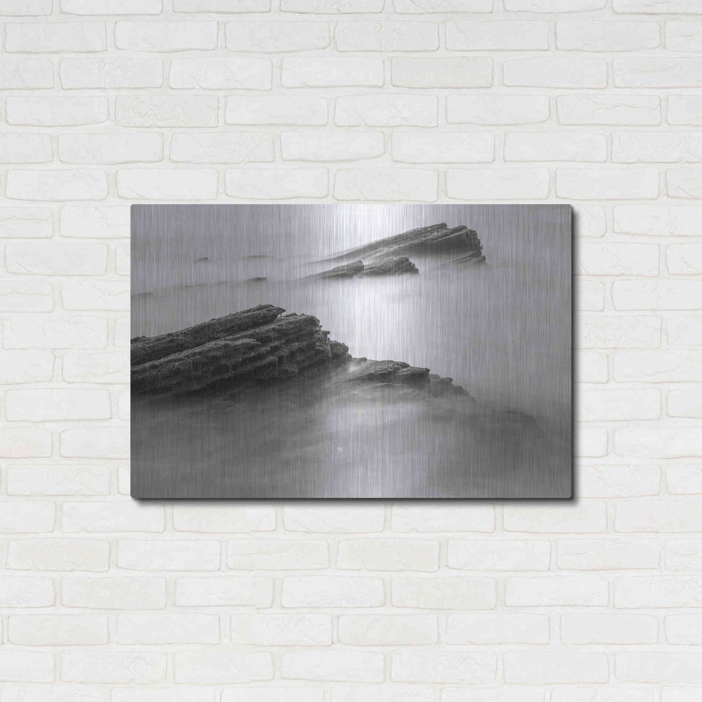 Luxe Metal Art 'Reaching Through' by Chris Moyer, Metal Wall Art,36x24