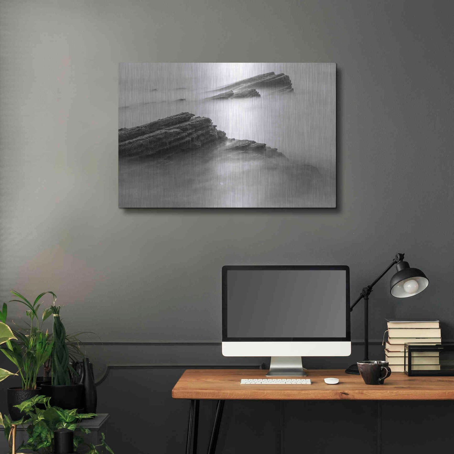 Luxe Metal Art 'Reaching Through' by Chris Moyer, Metal Wall Art,36x24