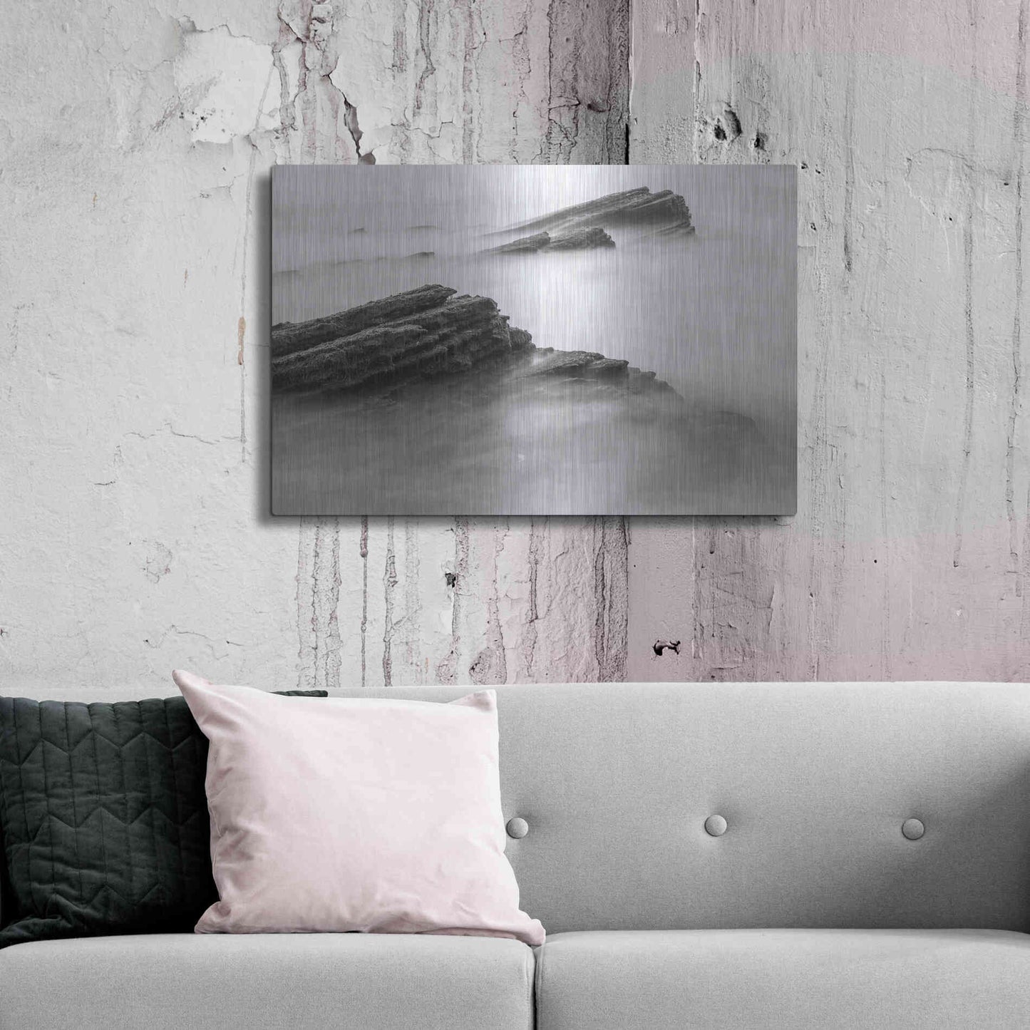 Luxe Metal Art 'Reaching Through' by Chris Moyer, Metal Wall Art,36x24