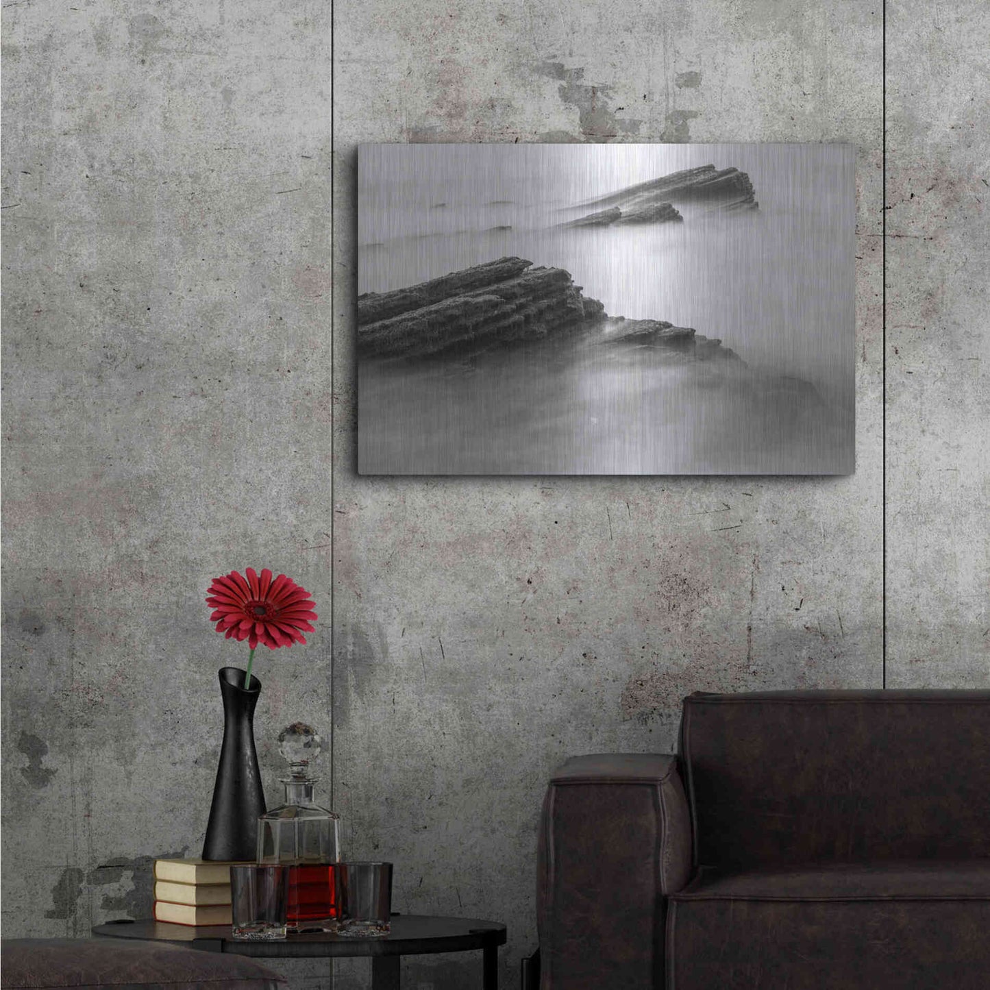 Luxe Metal Art 'Reaching Through' by Chris Moyer, Metal Wall Art,36x24
