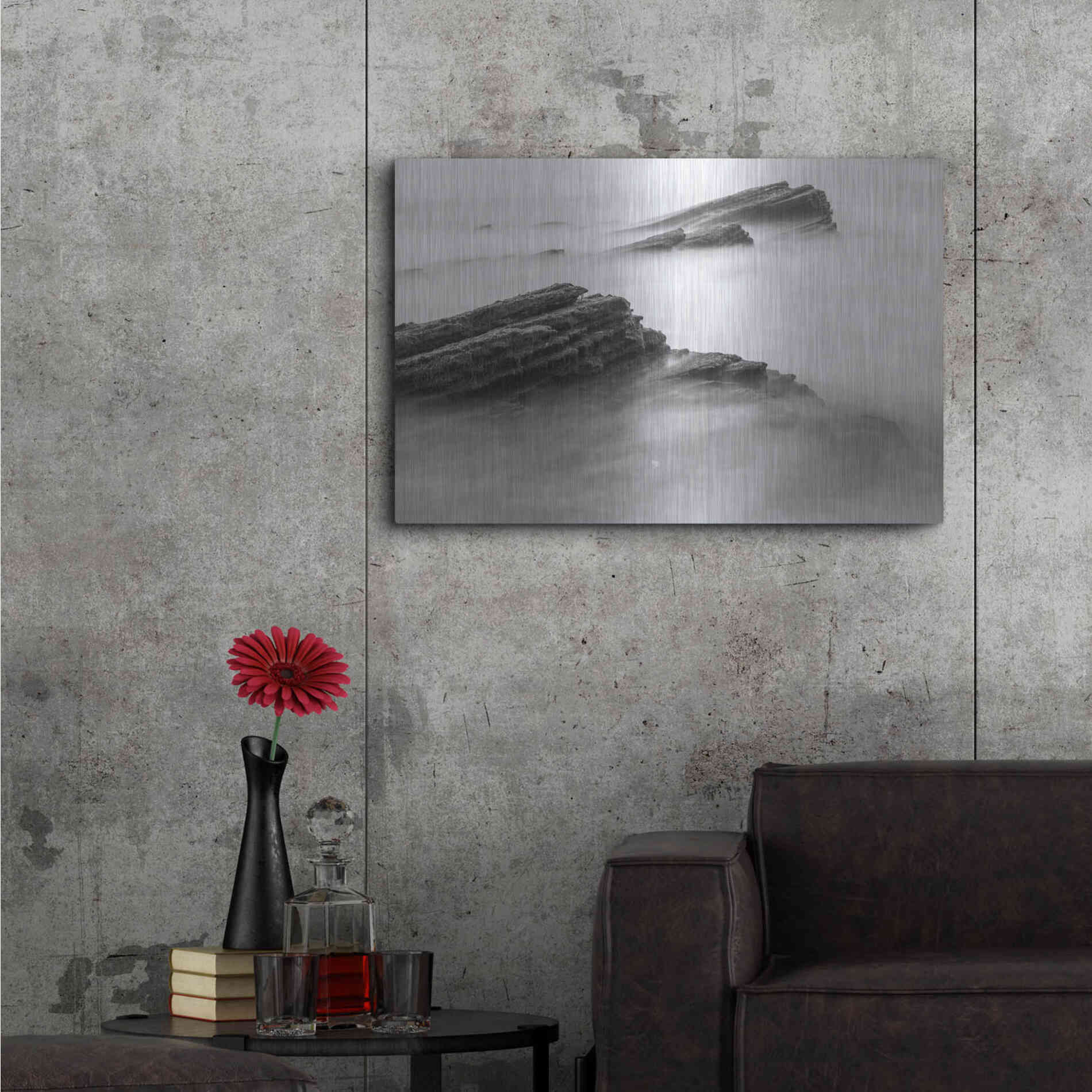 Luxe Metal Art 'Reaching Through' by Chris Moyer, Metal Wall Art,36x24