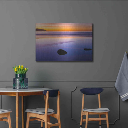 Luxe Metal Art 'Rincon Reflections' by Chris Moyer, Metal Wall Art,36x24