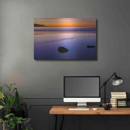Luxe Metal Art 'Rincon Reflections' by Chris Moyer, Metal Wall Art,36x24