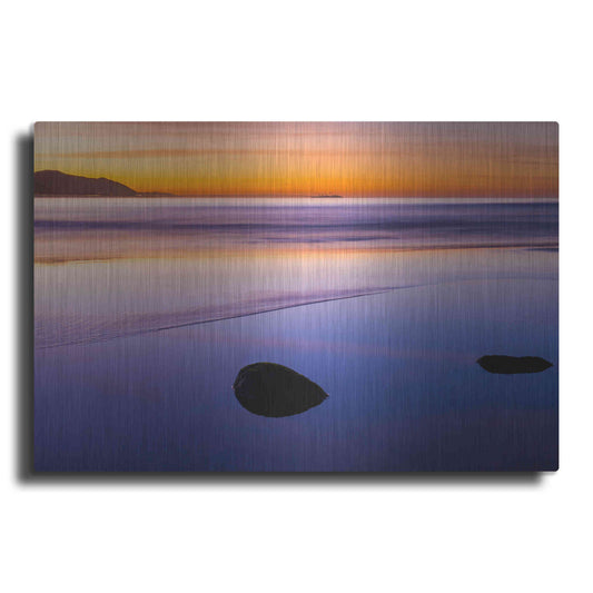 Luxe Metal Art 'Rincon Reflections' by Chris Moyer, Metal Wall Art