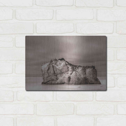 Luxe Metal Art 'Rock Solid' by Chris Moyer, Metal Wall Art,16x12