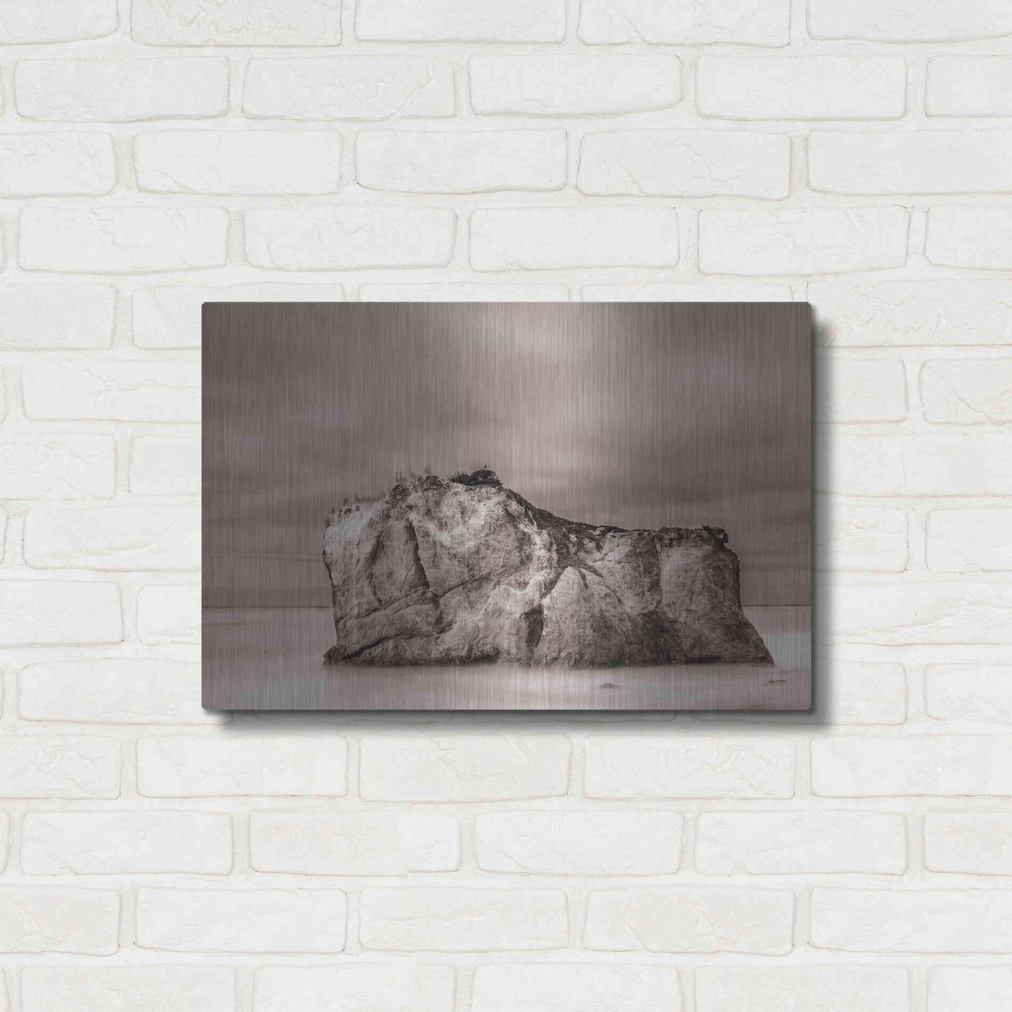 Luxe Metal Art 'Rock Solid' by Chris Moyer, Metal Wall Art,24x16